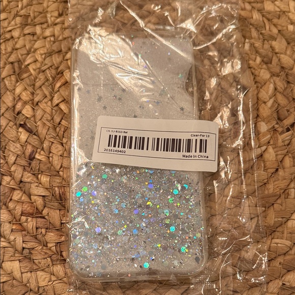 Sparkling Silver Glitter Phone Case iPhone 13 - Picture 1 of 1